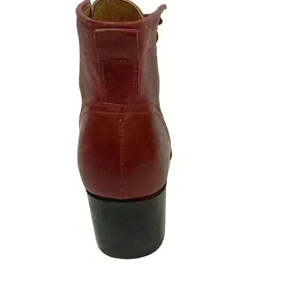 Adelante/Elena Women’s Burgundy/ Pomegranate Leather Lace Up Booties SZ 8B NWOB - Picture 12 of 15
